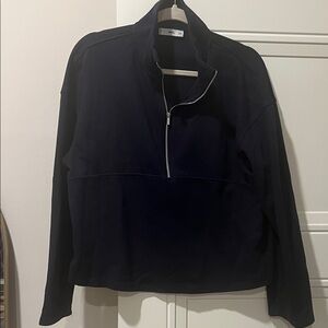 MANGO Half Zip Sweatshirt Size XL